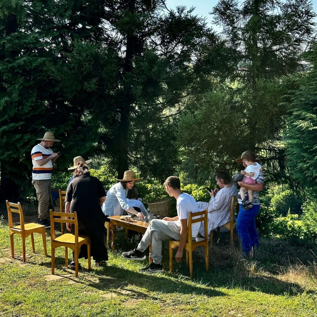 Work exchange programs - communal eating